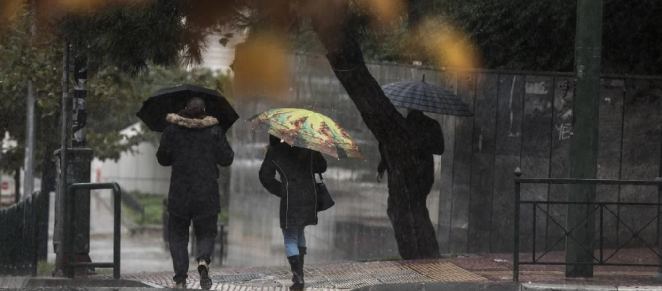 Άστατος σήμερα ο καιρός με βροχές και καταιγίδες - Αναλυτικά η πρόγνωση